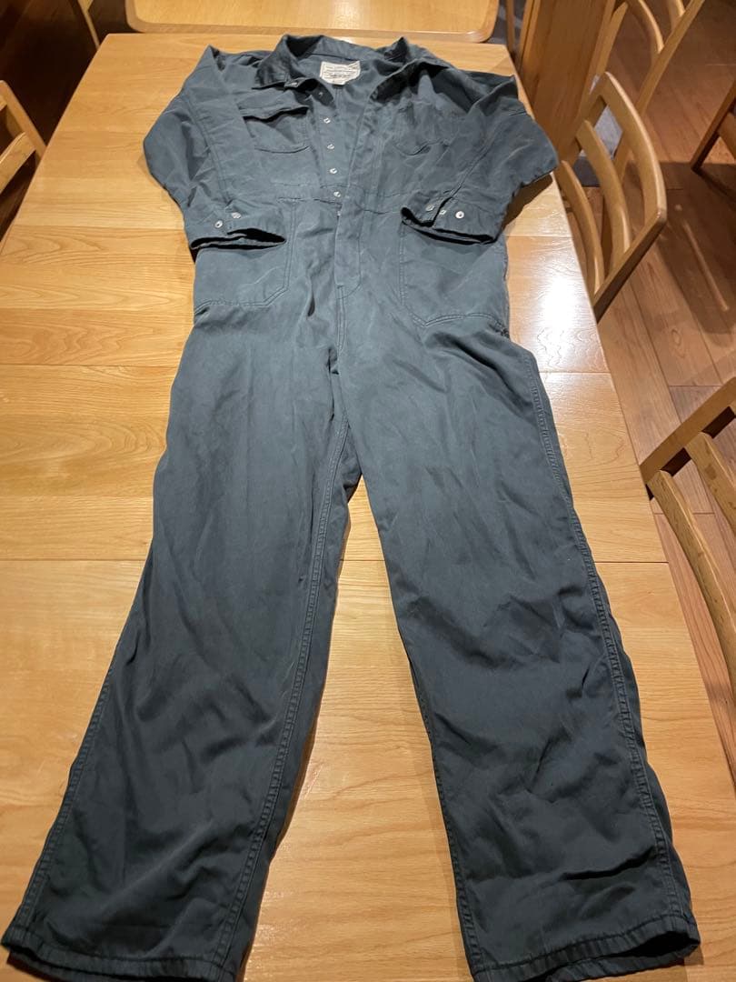 デカサイ LEVI STRAUSS グレー オーバーオール Lサイズ