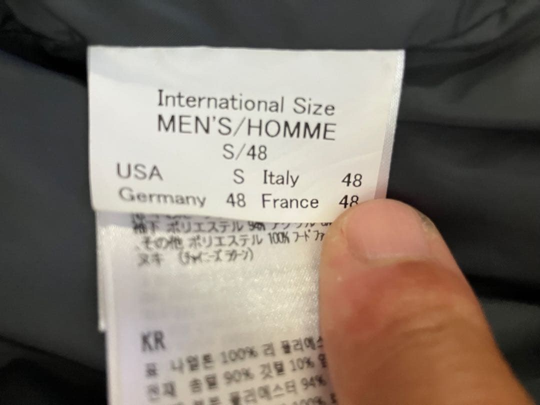 phenix 黒 ファー付きジャケット 男性用