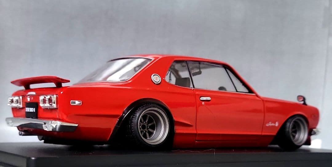 1/24　スカイライン改　ハコスカ2Dr　GT-R　ワタナベ　ホイール　深リム