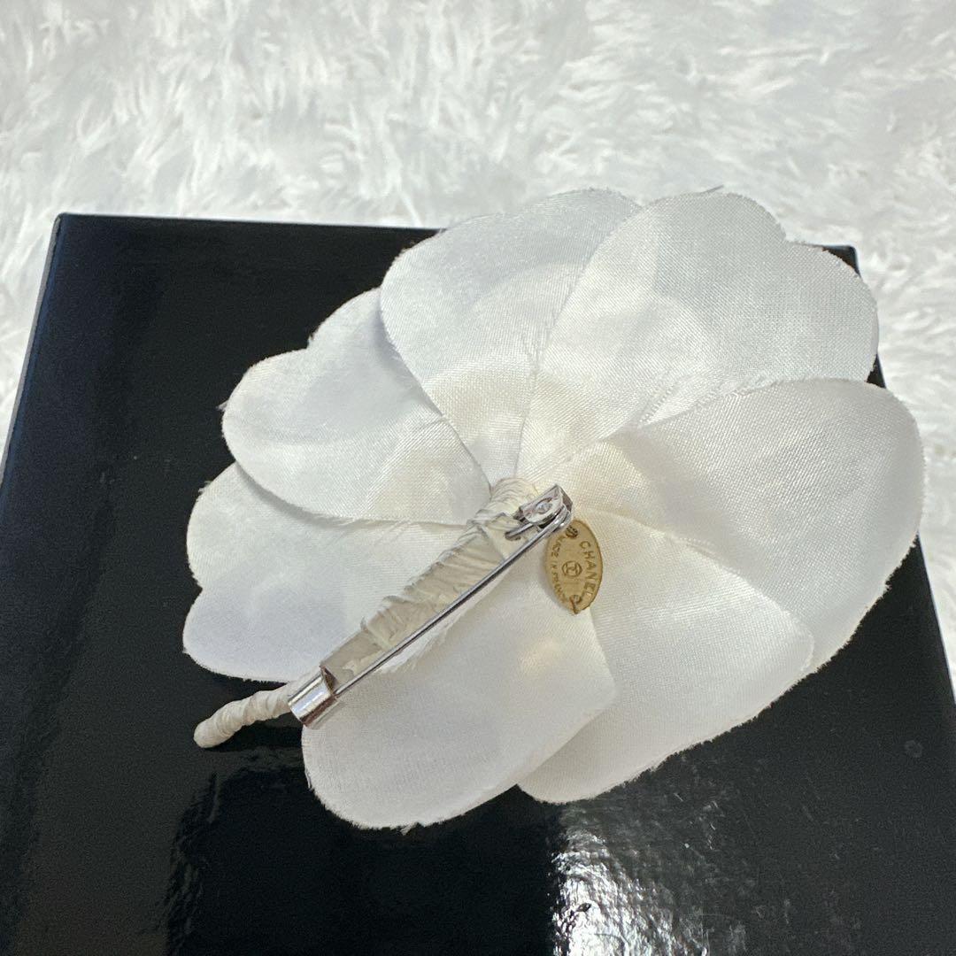 【良品】CHANEL カメリア　ブローチ　コサージュ