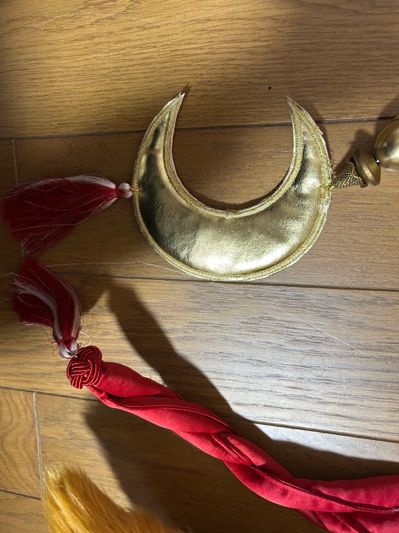 三分妄想【販売終了品】　原神　ゴロー　衣装　ウィッグ　耳2種類付き　下駄付き