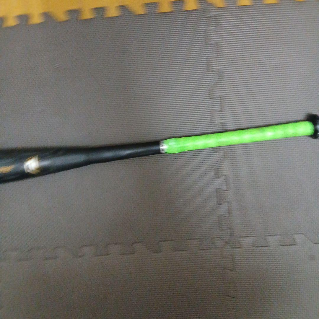 MIZUNOレガシーメタル 83 軟式バット ブラック/グリップ グリーン