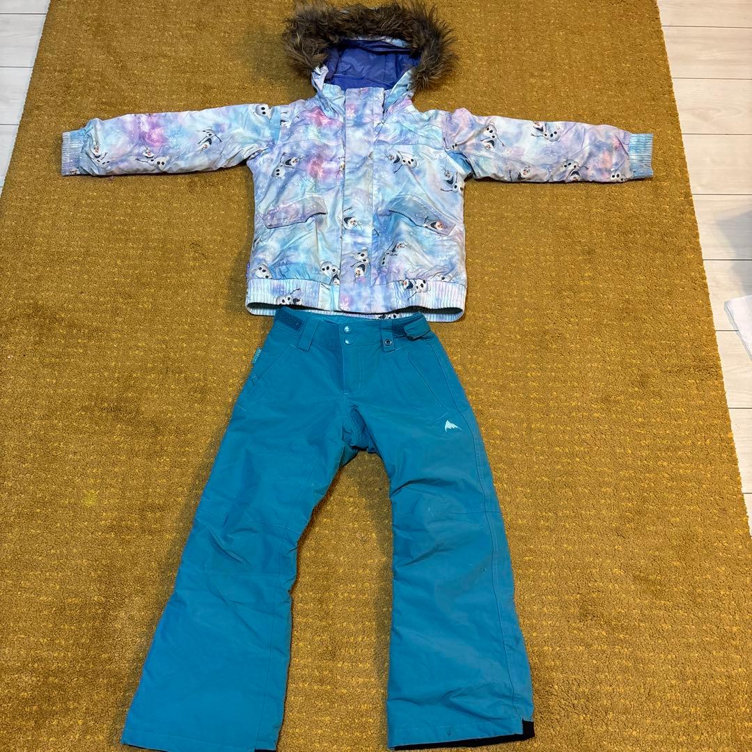 バートン キッズ スノーボードパンツ & アナ雪ジャケット