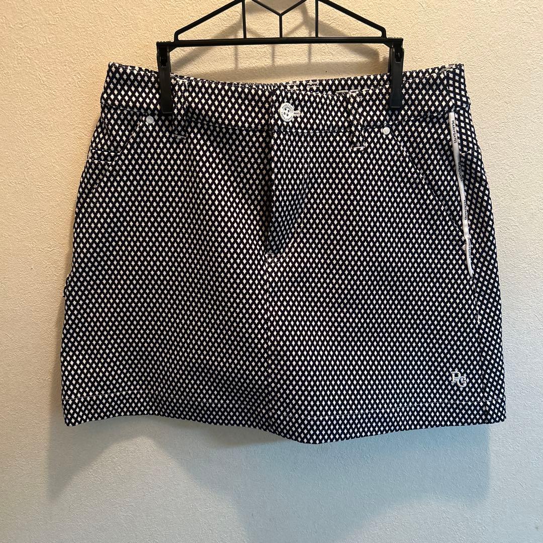 PEARLY GATES パーリーゲイツ スカート 総柄 ネイビー系