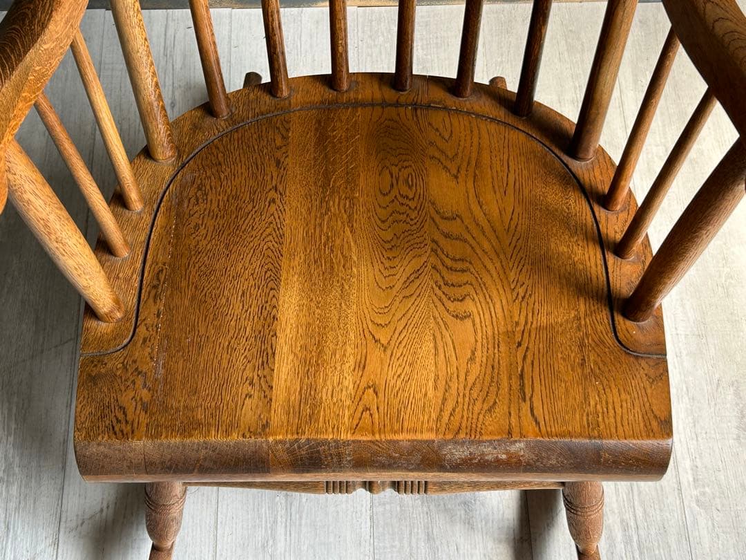 レトロ　飛騨産業　キツツキマーク　ロッキングチェア　ヴィンテージ　ゆり椅子　SZ