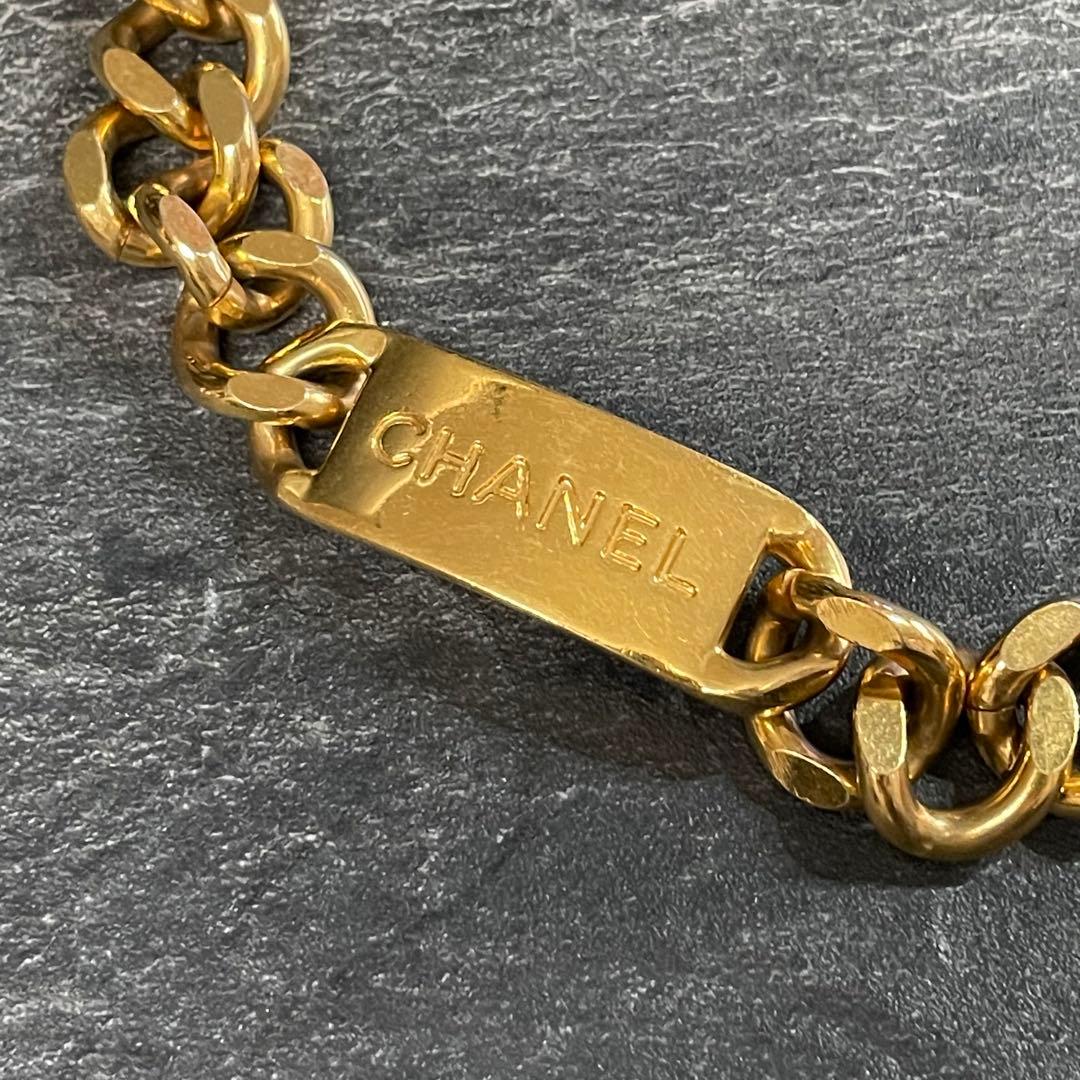 CHANEL ヴィンテージ　チェーンベルト　メダリオン　ゴールド