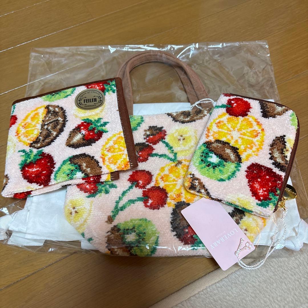 専用☆☆ フェイラー　バック　ハンカチポーチの3点セット