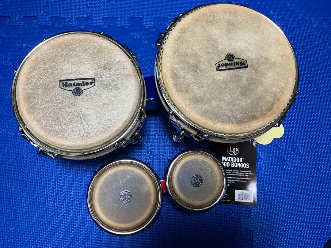 LP キューバ ボンゴ【新品】とプエルトリコ　ミニボンゴ【ほぼ新品】