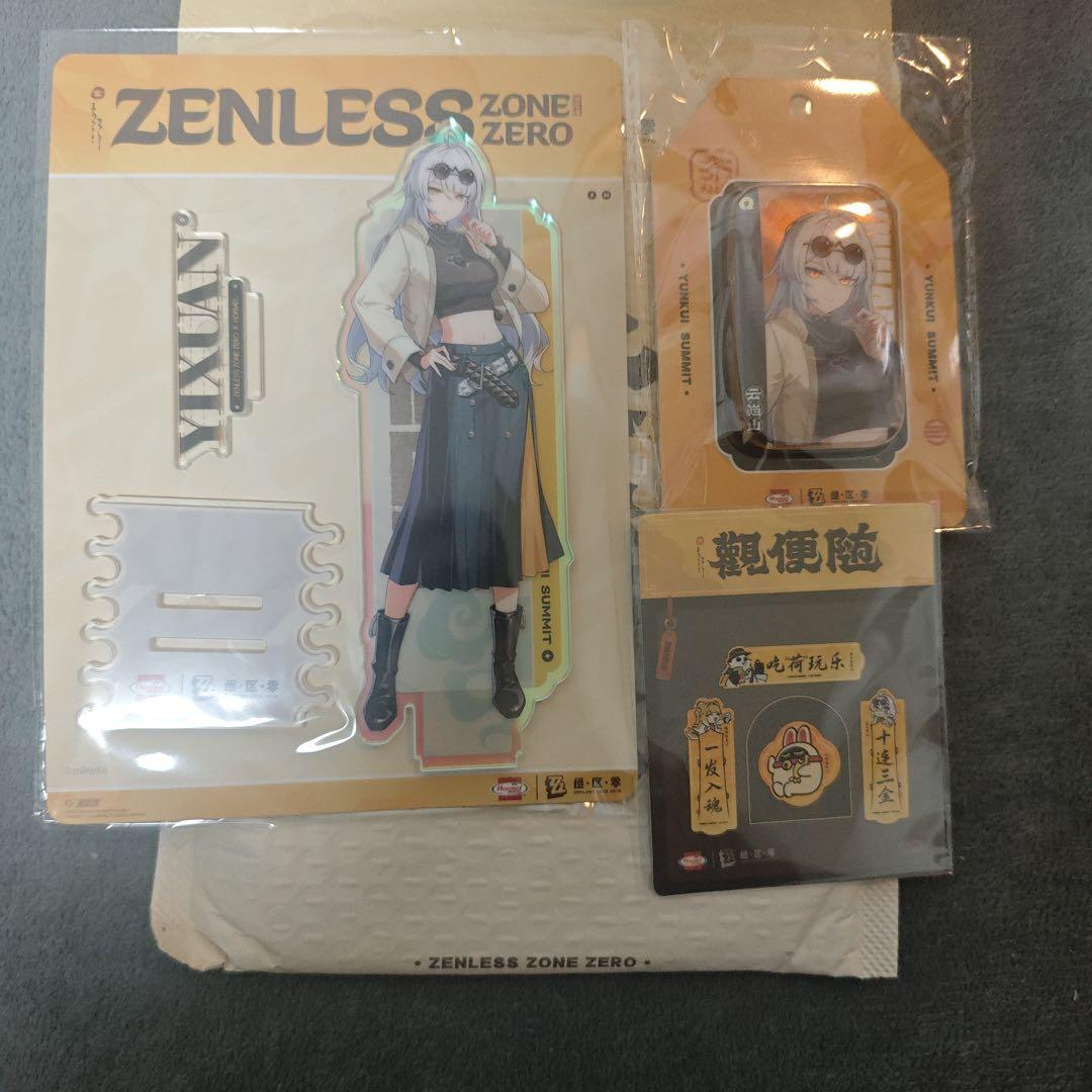 ゼンゼロ アクリルスタンド 缶バッジ スティッカー Hormelコラボ 儀玄