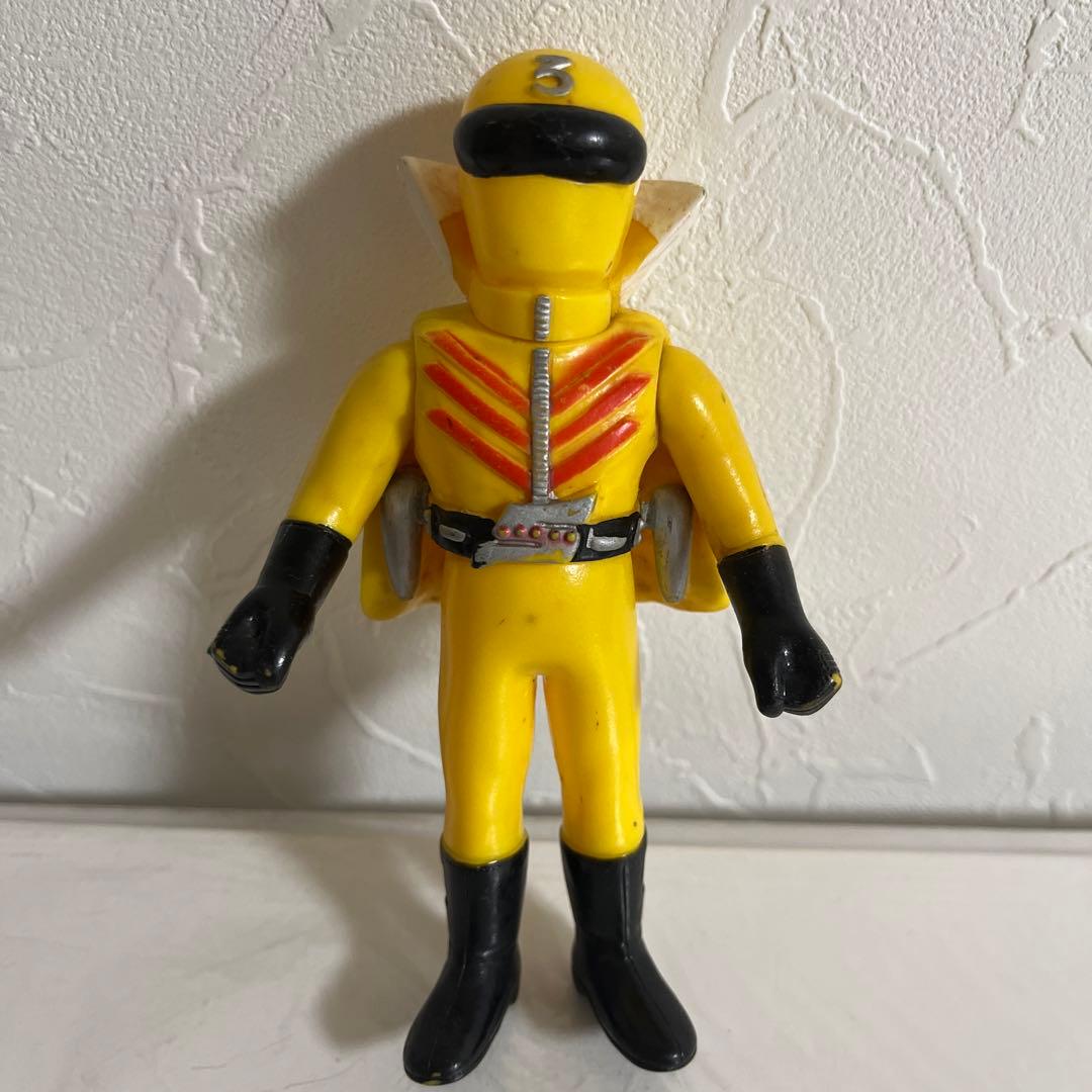 ⚠️貴重・当時物　秘密戦隊ゴレンジャー　ソフビ　5体セット　昭和レトロ