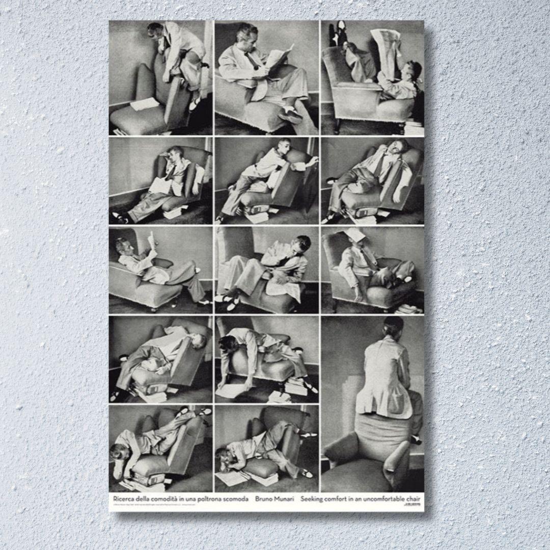 【国内未入荷】ブルーノ・ムナーリ bruno munari 希少ポスター