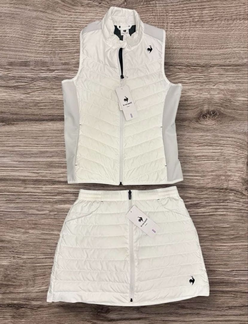 ルコック レディース 中綿 ベスト・スカートLサイズ【タグ付き・未使用品】