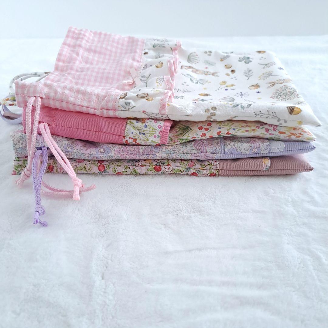 MR オーダー ハンドメイド 給食袋 ランチョンマット 巾着 通学グッズ