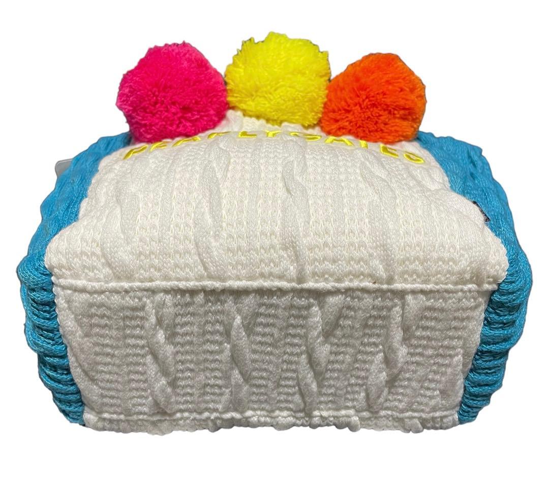 新品 PEARLY GATES PG ケーブルニット カートバッグ ホワイト