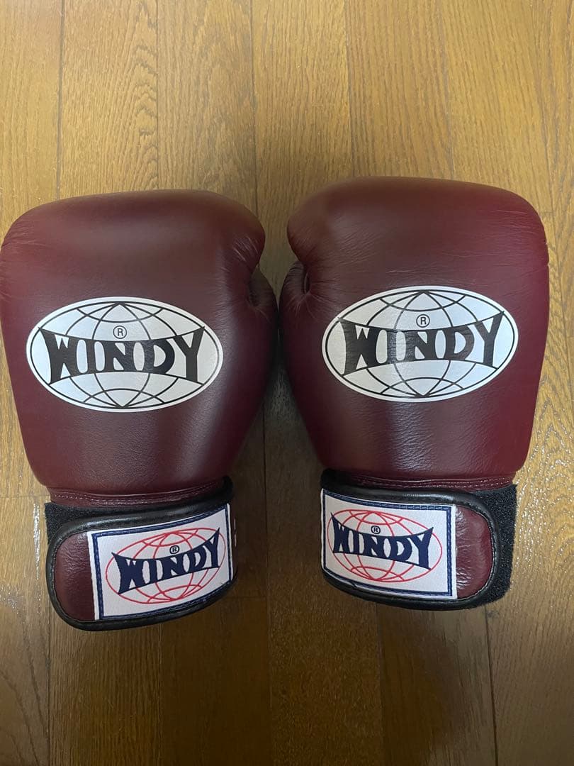 WINDY ボクシンググローブ 8 oz BGVH 茶色ダークレッド？グローブ