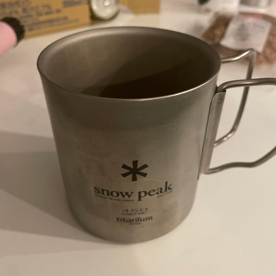 スノーピーク　チタンマグ　ダブル