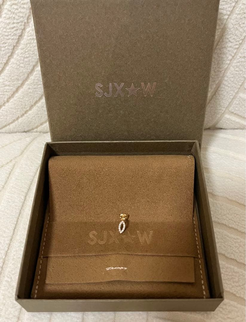 【専用】SJX W ダイアモンドピアスイアリング（キャッチ未使用品）