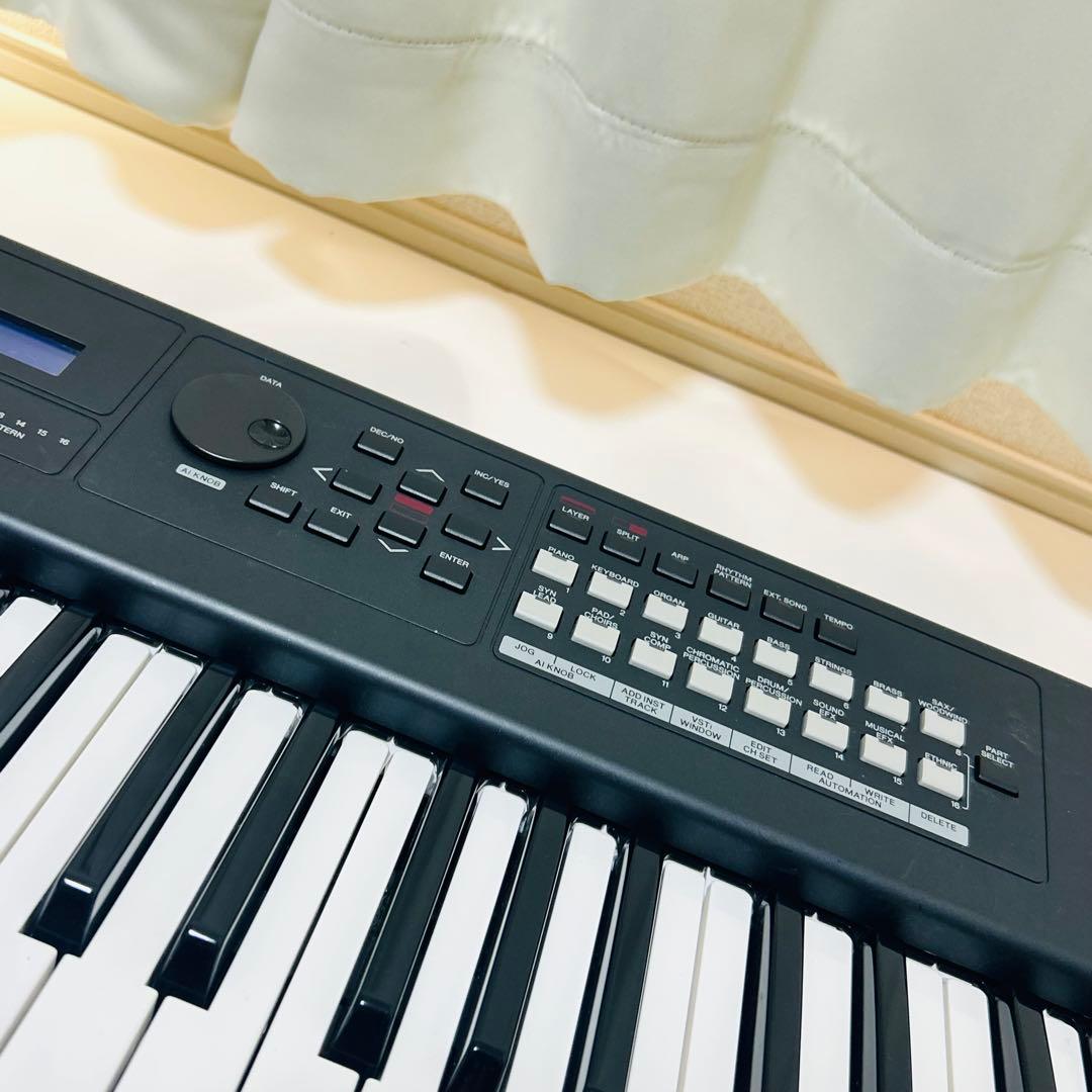 【美品】YAMAHA シンセサイザー MX61 BK 61鍵盤 YAMAHA