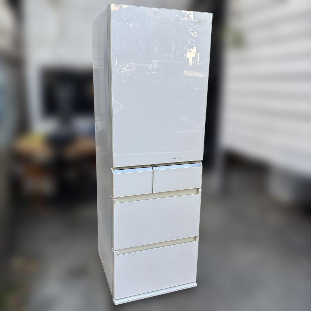 パナソニック/冷蔵庫/406L/2018年製/NR-E413PV-W