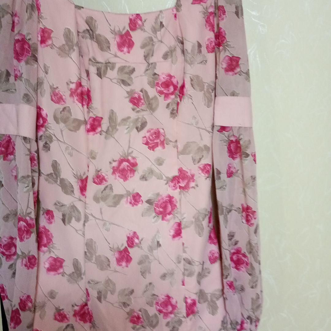 最終売りつくし　フラメンコドレス 　ピンク　花柄