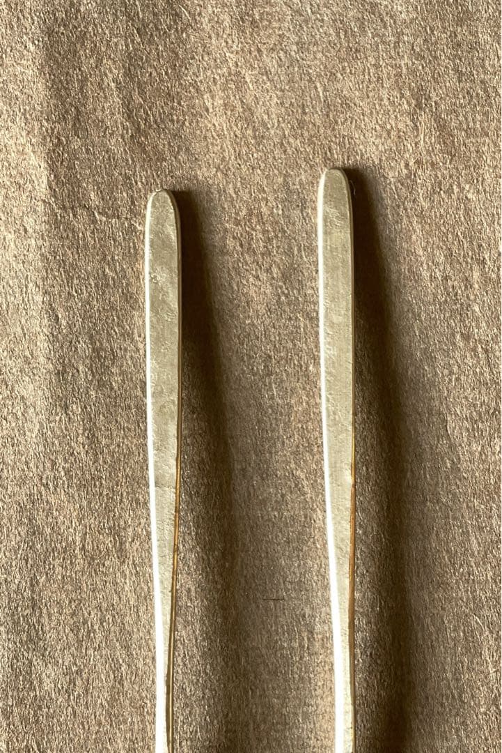 人気作家　坂野友紀　デザートフォーク　洋白　2本セット