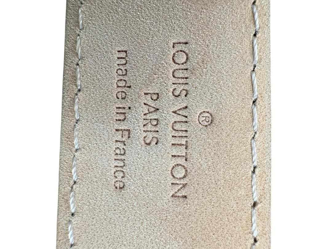 Y様用【正規品】ルイヴィトン ダミエ アズール ベルト 80/32 ゴールド金具