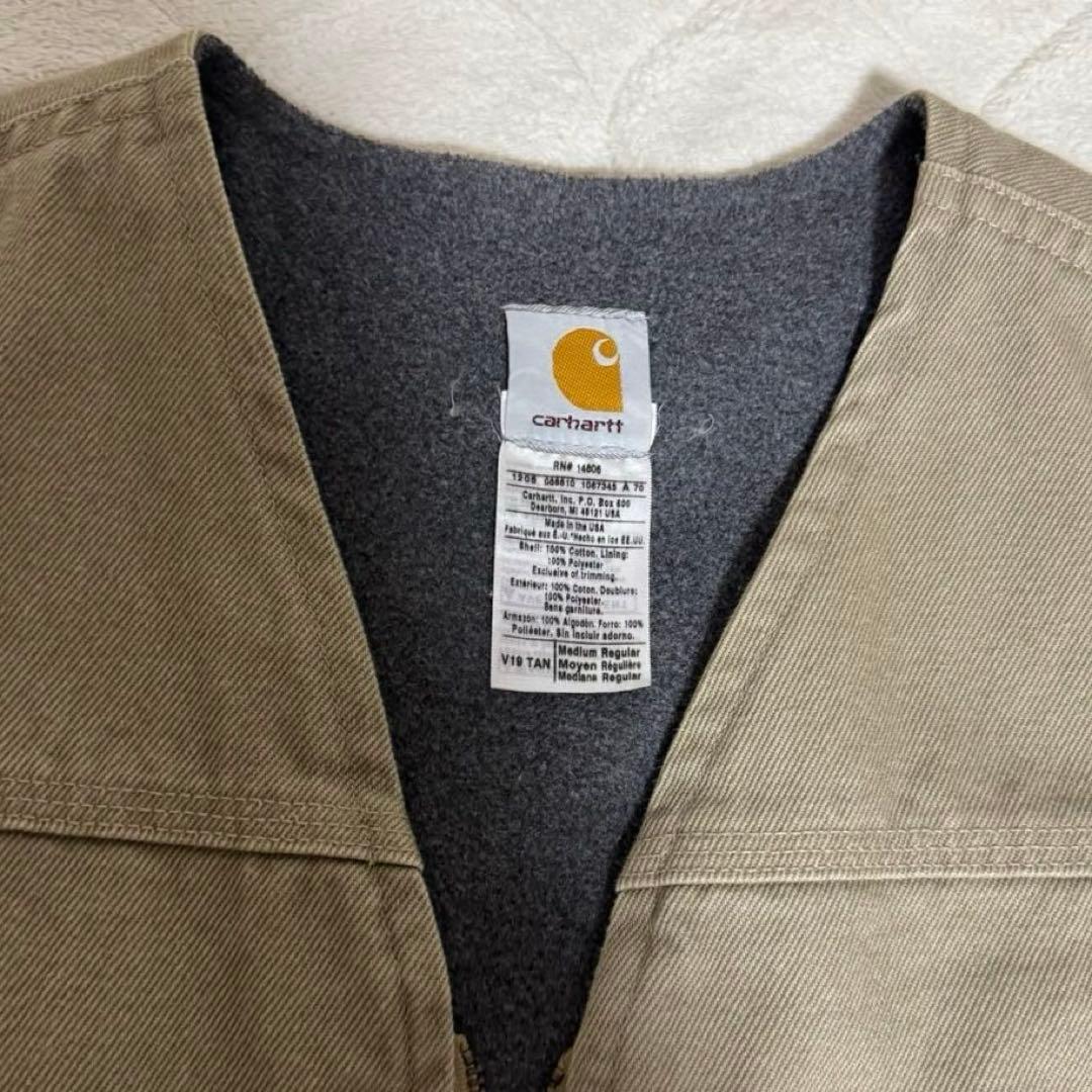Carhartt ダックベスト カーキ M