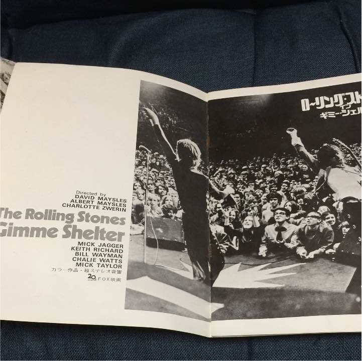 the rolling stones gimme shelter パンフ