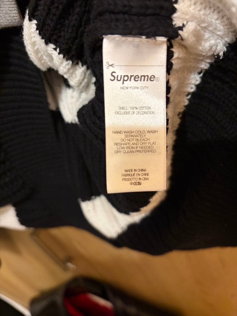 Supreme Loose Gauge Stripe Small Box セータ