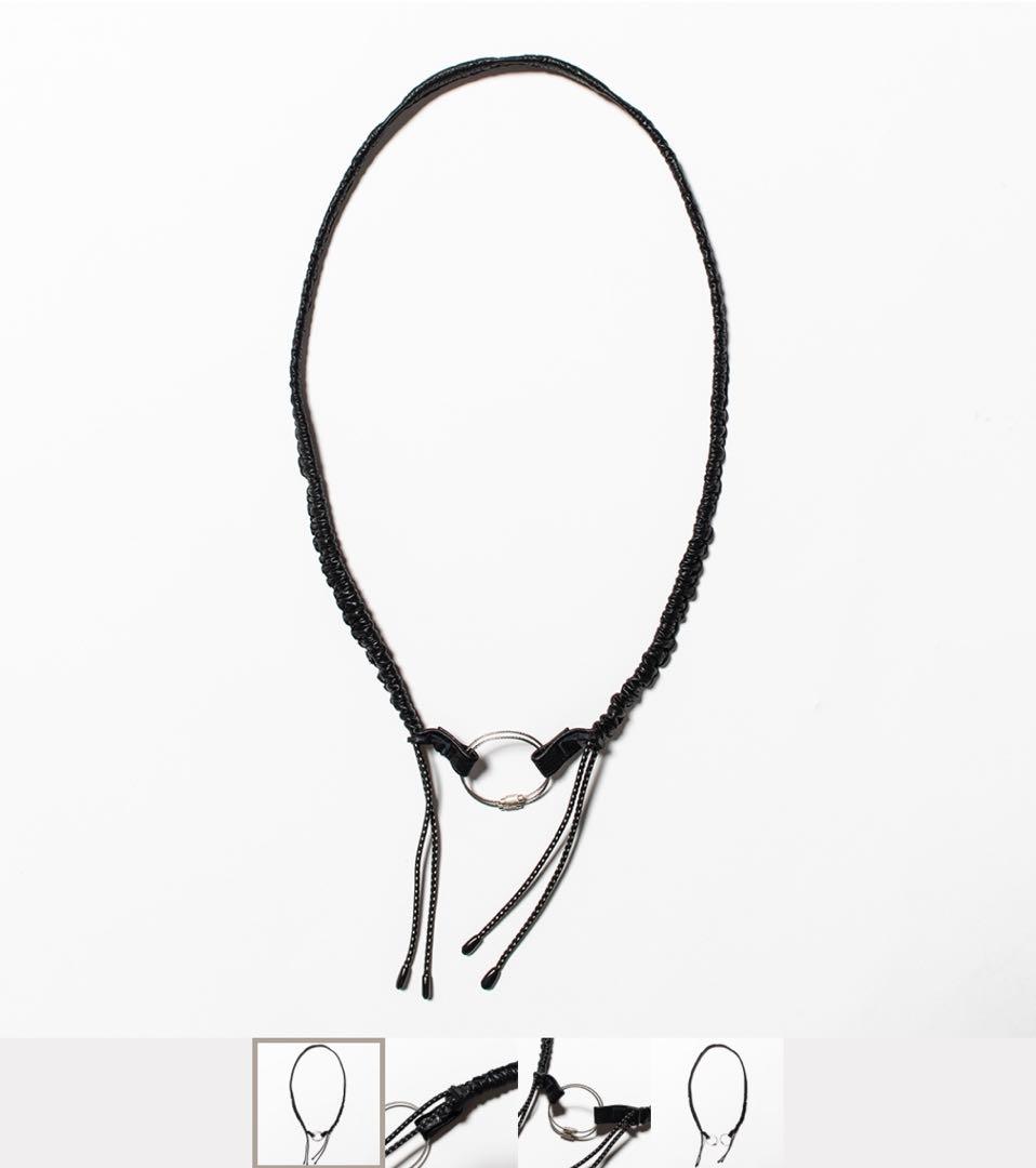 meanswhile レザーネックストラップ