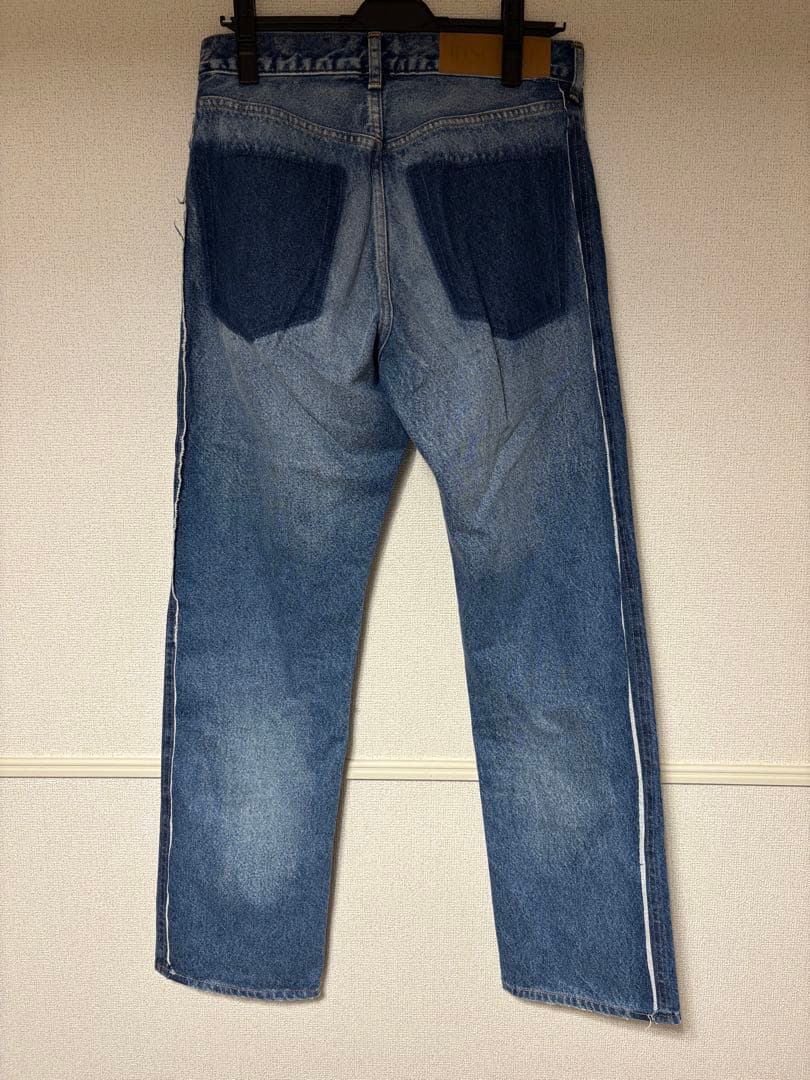 INSCRIRE ストレート　パッチディファレント　デニムパンツ