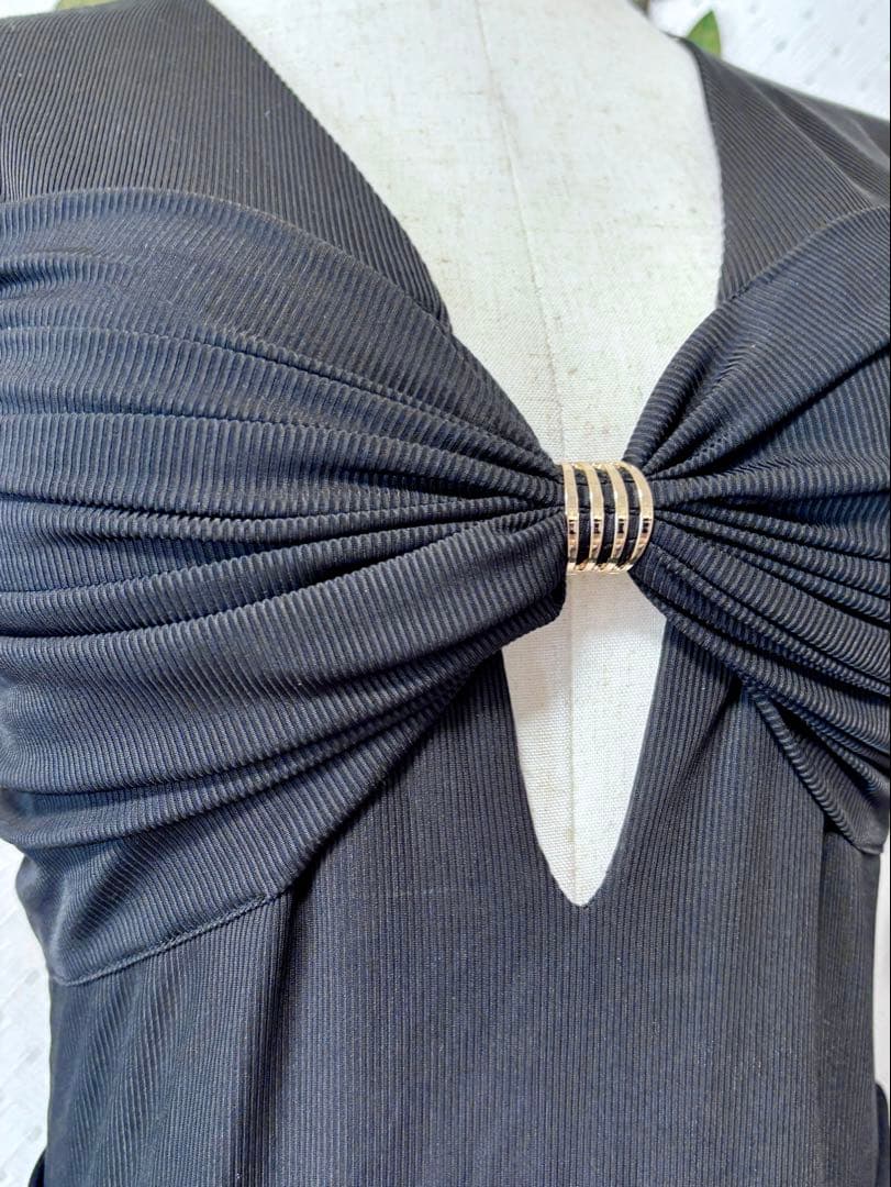 社交ダンス★新品★レッスンウェア★セクシー★2点セット★黒色