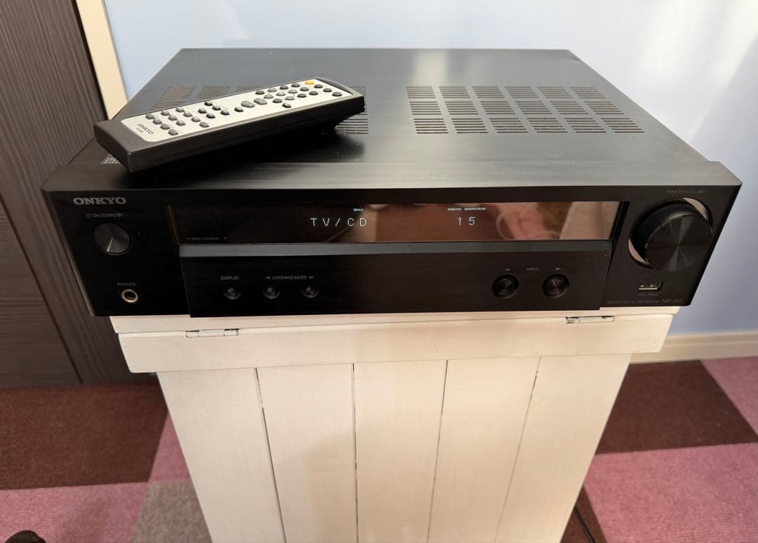 動作品　ONKYO NR-365 NETWORK AV レシーバー　radiko