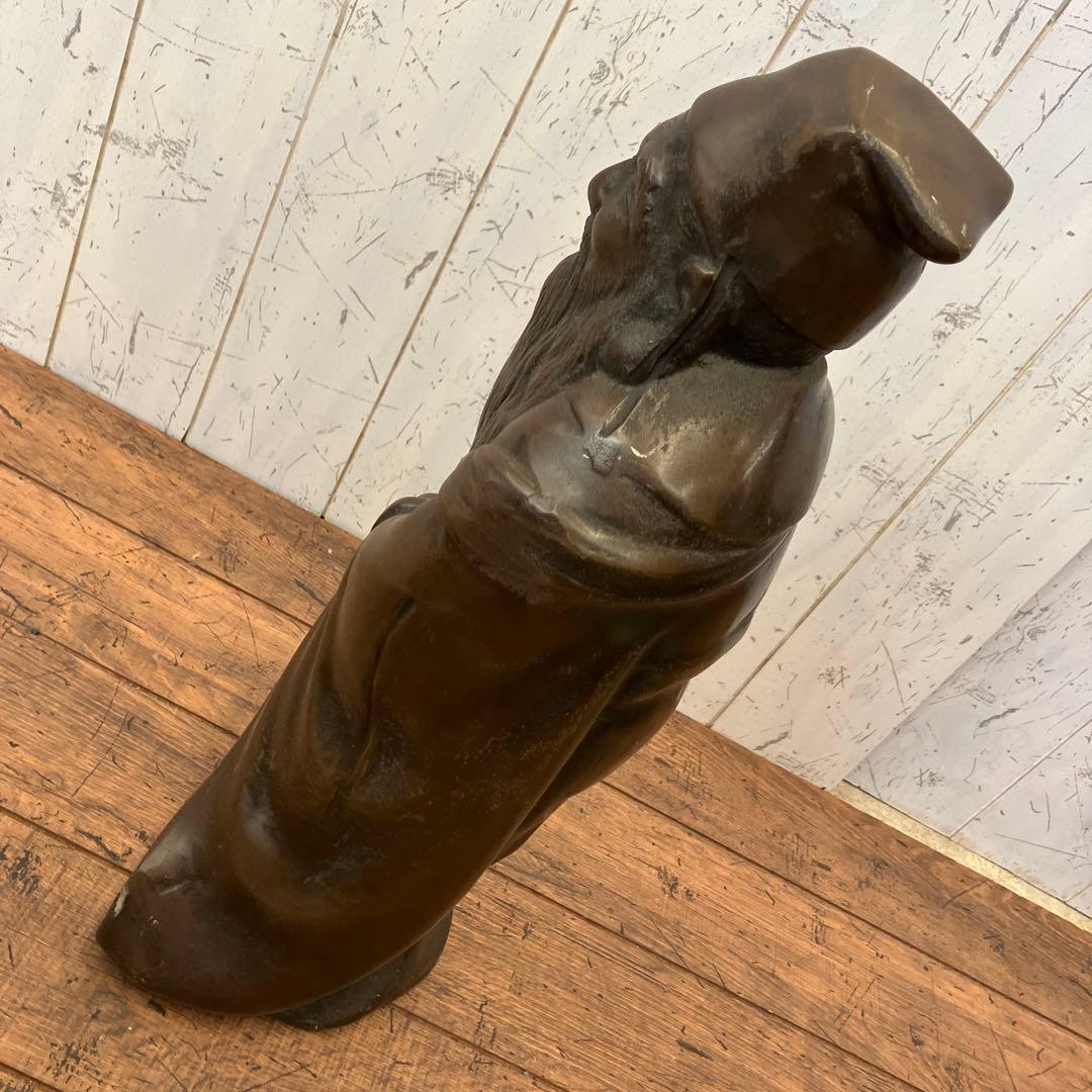 昭和レトロ 焼物 長老寿 老人 置物 オブジェ インテリア レトロ