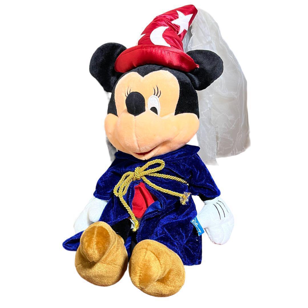 【レア美品】ディズニー　ミニー　ファンタジア　　魔法使い　約60㎝