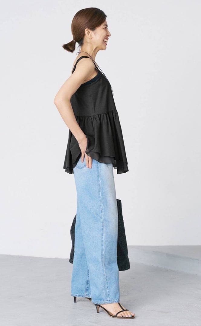 I ENA ビスチェティアードキャミソール