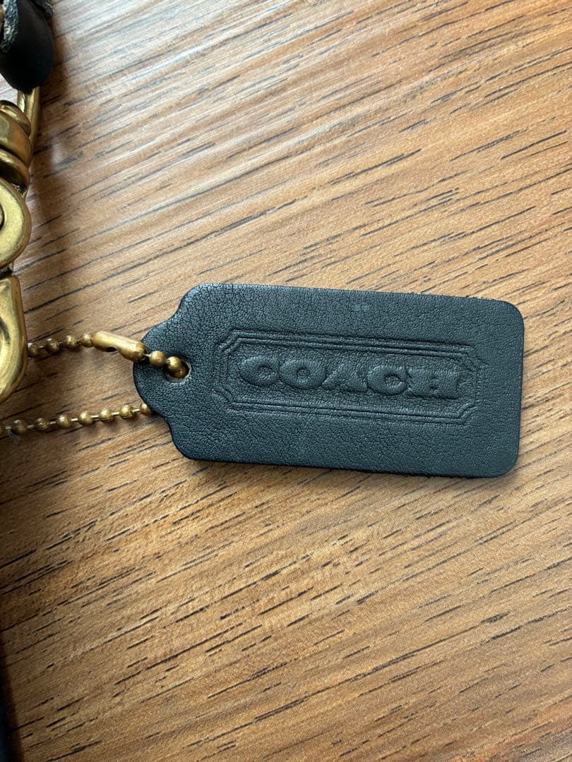 COACH オールドコーチ ショルダーバッグ 黒 ターンロック レア　USA製