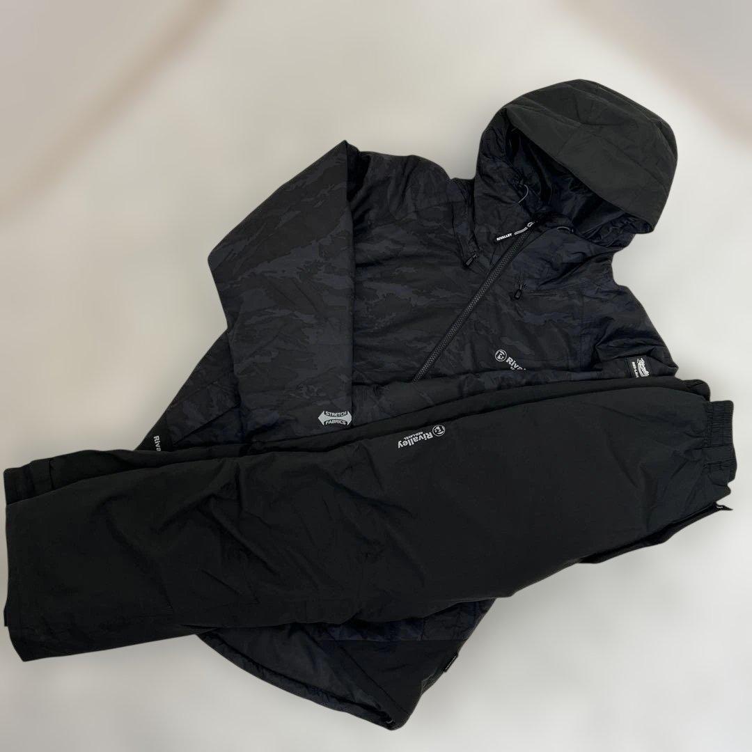 リバレイ Rivalley フィッシングスーツ L 防寒 上下セット