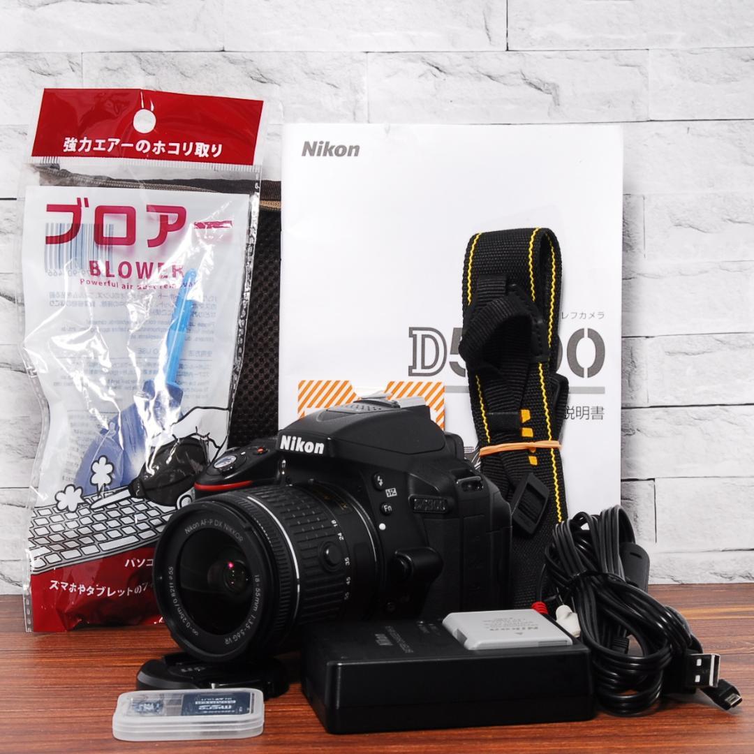 ✨Wi-Fi搭載機 付属品多数✨Nikon D5300 レンズセット