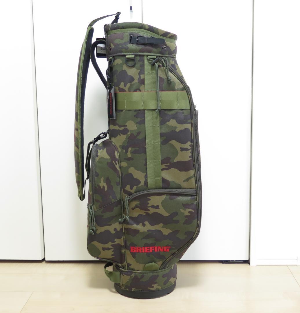 ブリーフィングゴルフBRIEFING GOLFキャディバッグCR-8グリーンカモ