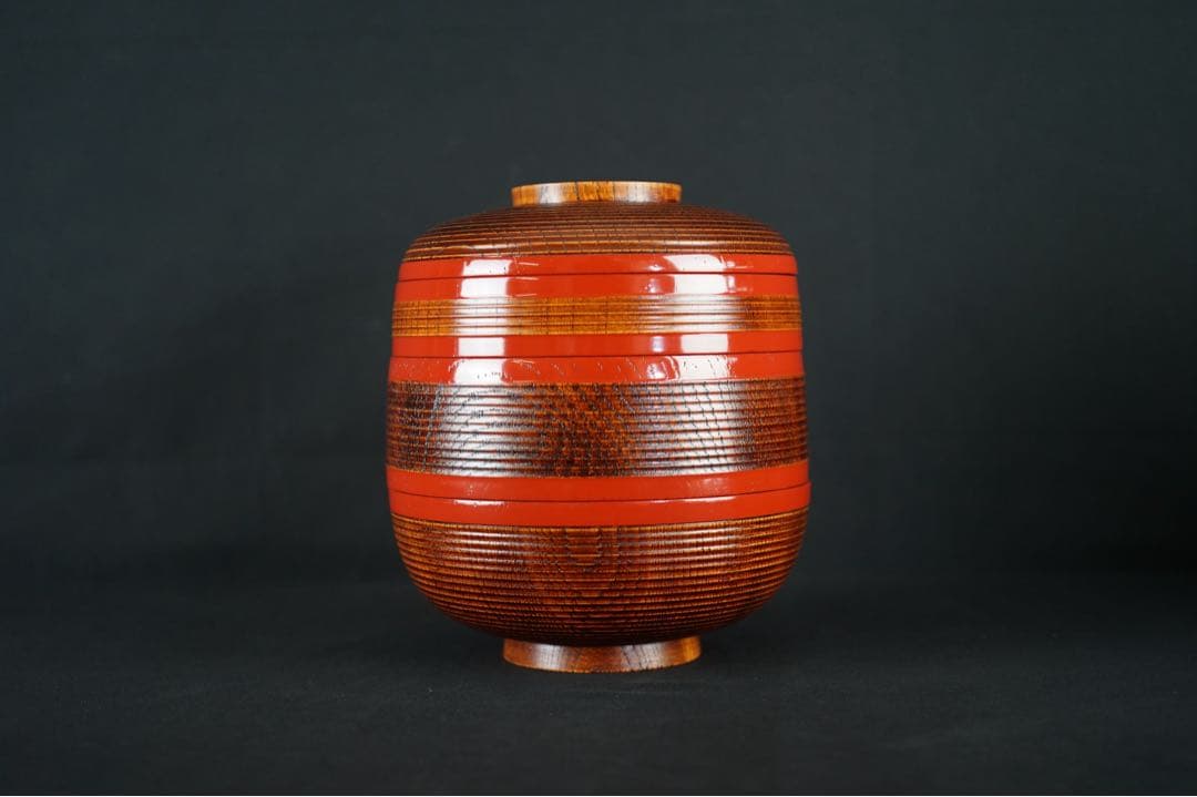 欅 信玄弁当 重箱 木製漆器 箱付