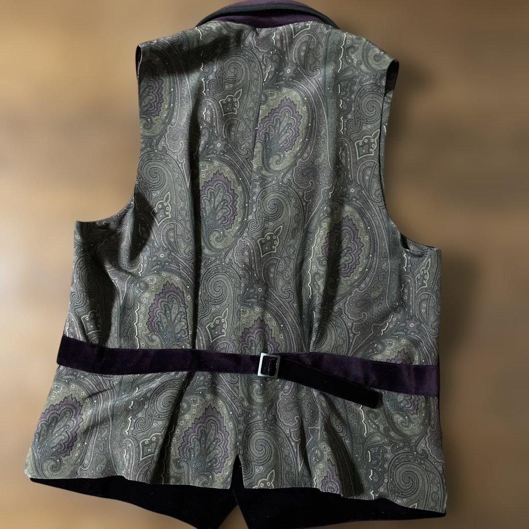 【美品】ETROジレ、ベスト、48