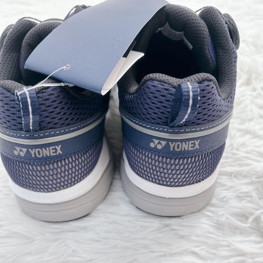 タグ付き YONEX ヨネックス パワークッション セーフラン900C ネイビー