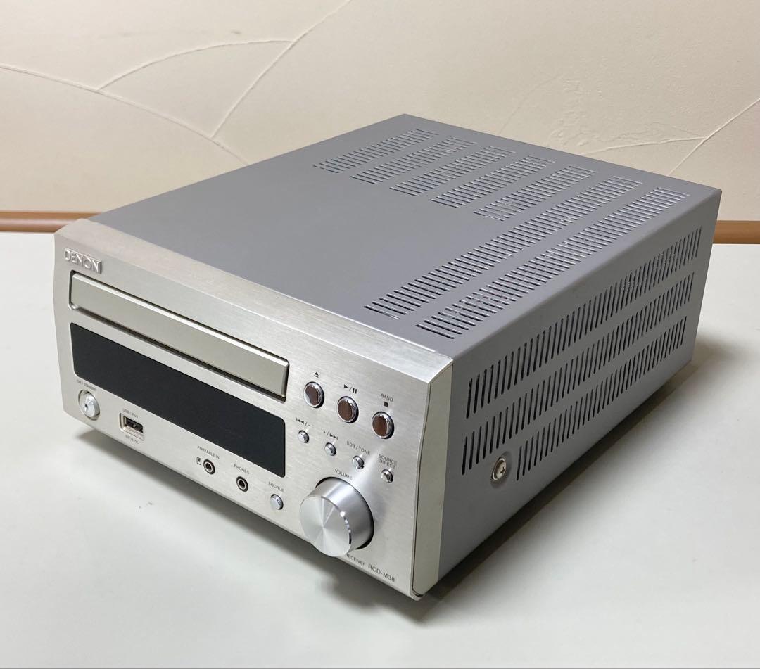 値下げしました DENON CDレシーバー RCD-M38 リモコン付 良好品