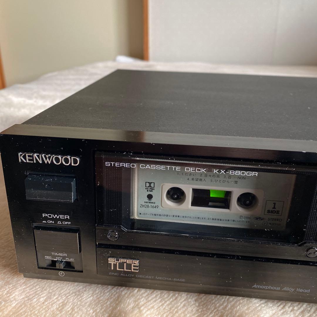KENWOOD ステレオカセットデッキ KX-880GR