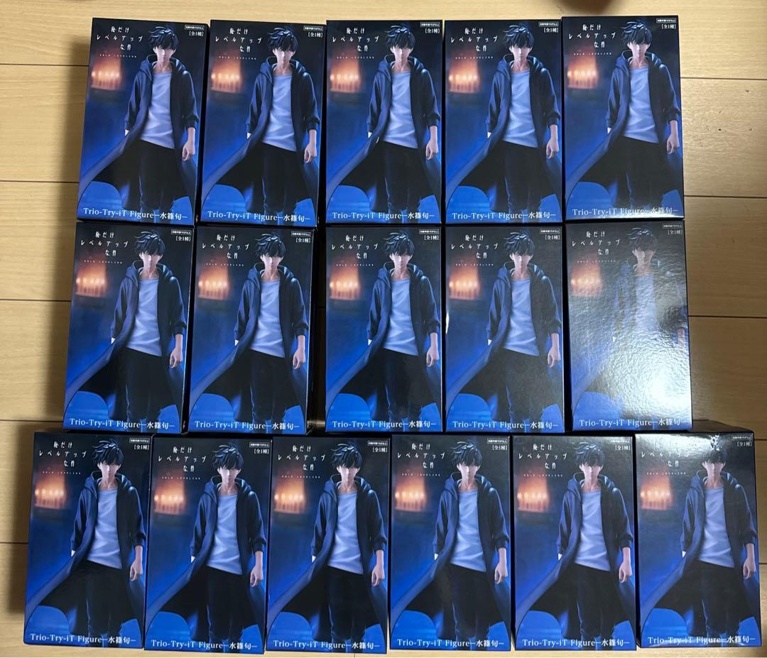 【新品未開封】俺だけレベルアップな件 水篠旬 トリオトライト フィギュア 16個