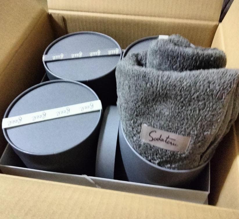 メニーfeel setA バスタオル 4枚セット チャコール2枚 / ミスト2枚