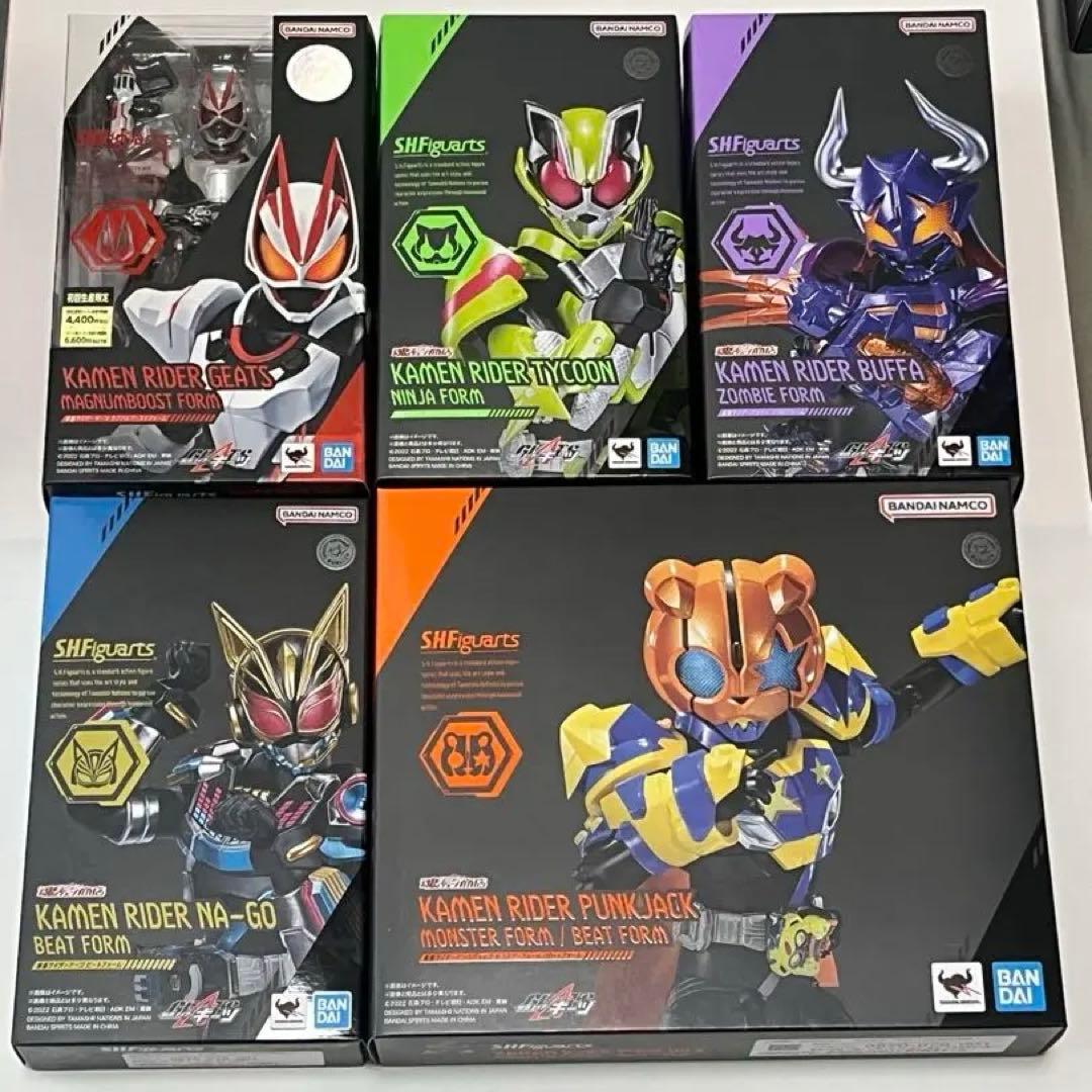 S.H.Figuarts 仮面ライダーギーツシリーズ 5体セット