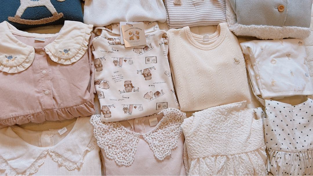 女の子　出産準備　お洋服等まとめ売り50点