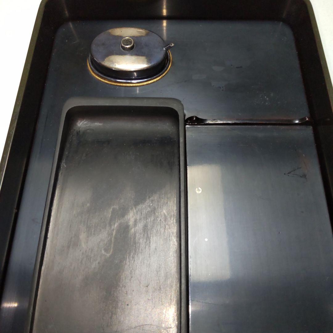 艶消し古漆塗り硯箱